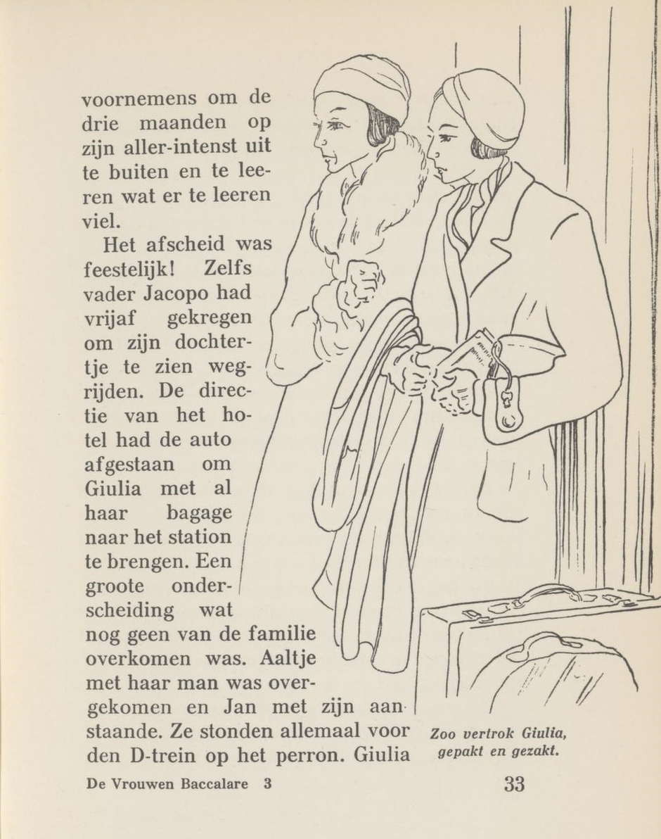 Page 33 from De vrouwen Baccalare, Van Hoogstraten-Schoch, 1935.